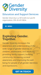 Mobile Screenshot of genderdiversity.org